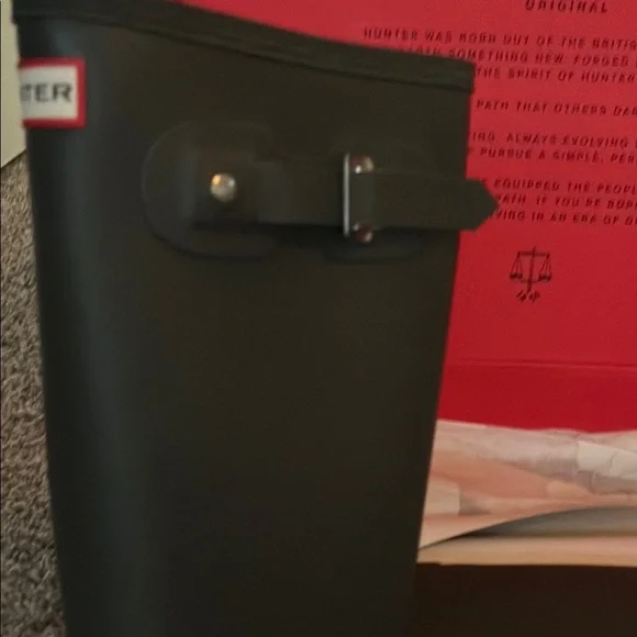 Hunter Dark Olive Tall Rain Boots - Picture 2 of 8